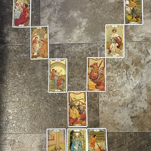 Tarot de 7 cartas de objetivos profesionales a largo plazo