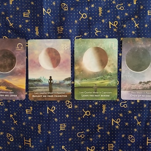 Ciclo lunare steso a 4 carte (letture di Ginevra)