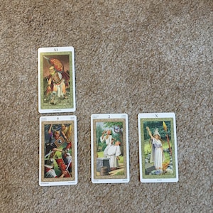 Justice's Equity 4-Card Tarot Spread