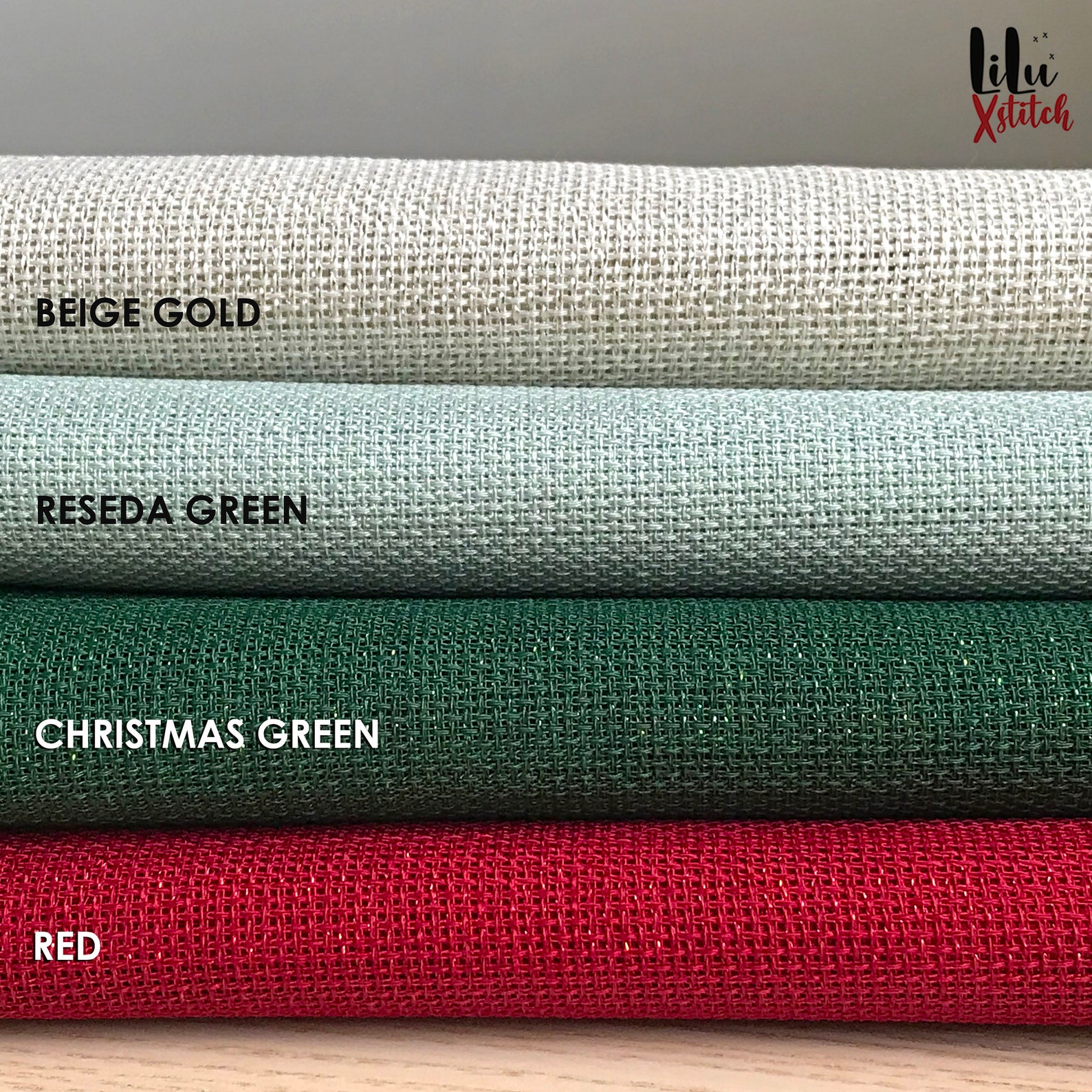 16ct Glitter Cross Stitch Fabric Sparkle Aida 16 Count Etsy UK