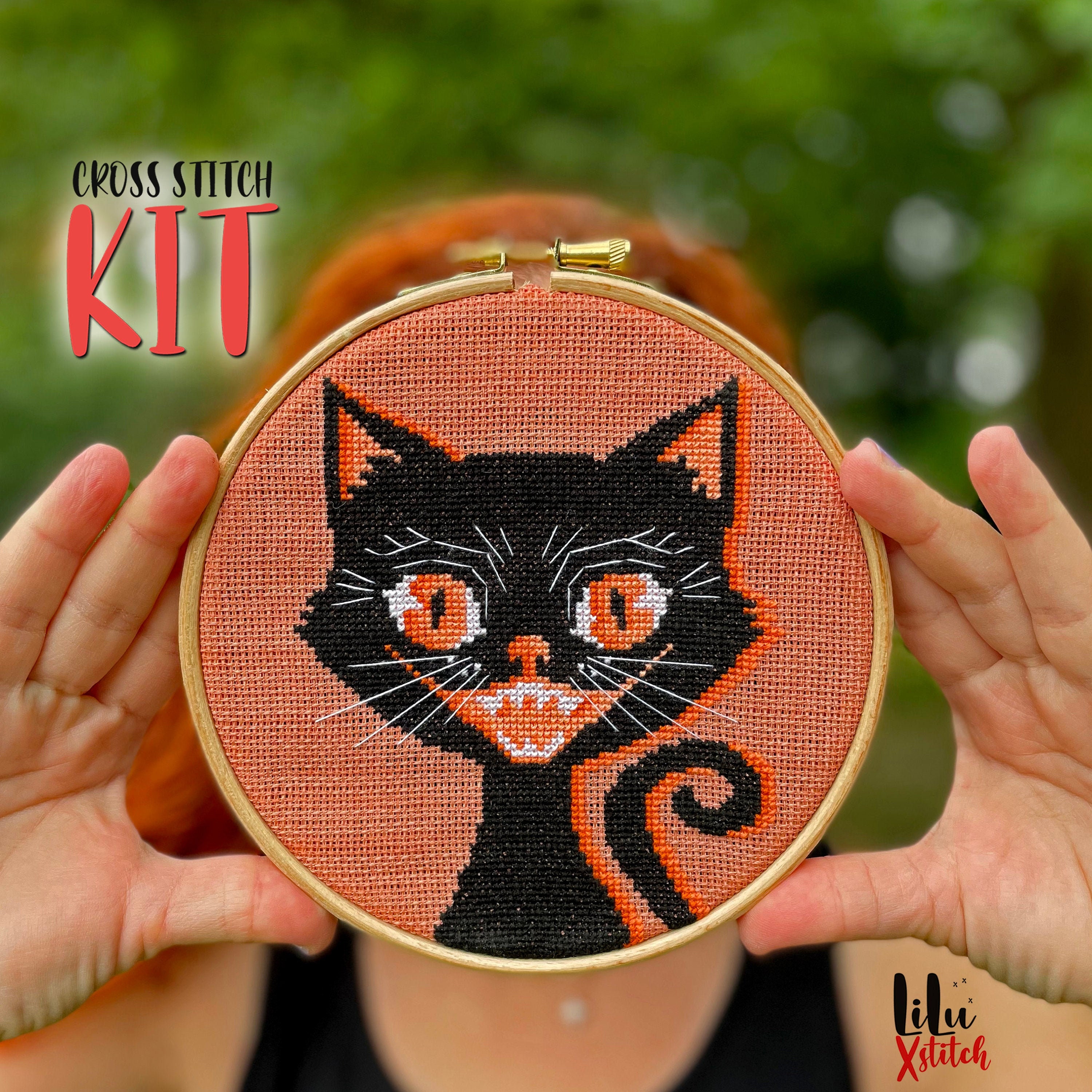 Halloween Cross Stitch Kit. Happy Pumpkin Spice Season Kit. Pumpkin Cross  Stitch Kit. Beginner Cross Stitch Kits. Funny Cross Stitch Kit. 