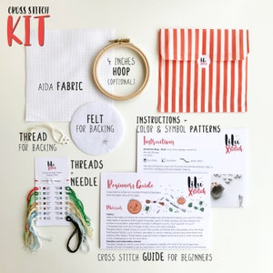 Kreuzstich KIT Noel Tasse. Weihnachtliches DIY Bastelwerk. Tasse Kaffeemuster. Einfaches Kreuzstichset Geschenk für Anfänger mit gezählter XSTITCH Karte Bild 3