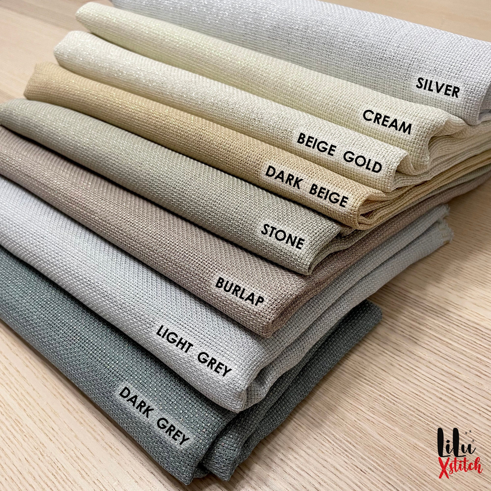 16ct Sparkle Cross Stitch Fabric Glitter 16 count Aida in Etsy