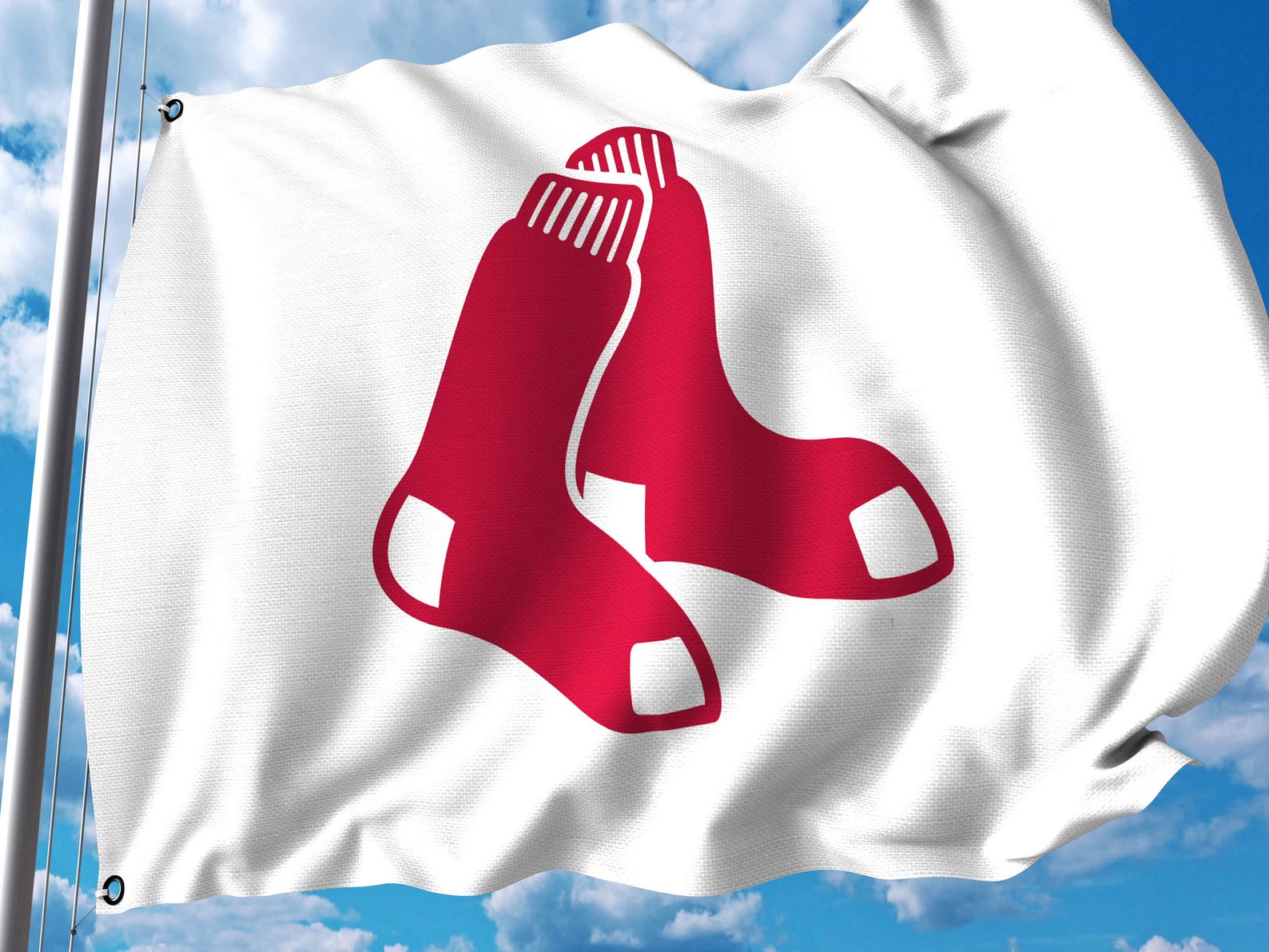 Boston Red Sox Sports Baseball Custom Flag 24x18 DOUBLE SIDED Etsy