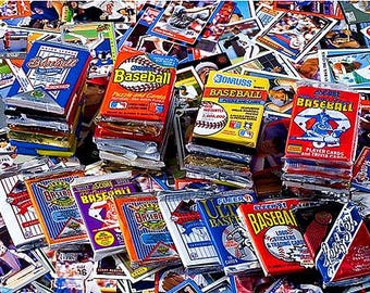 5 - Mystery Baseball packs - Find  Rookies / All-Stars / MVP's / Hall of Famers / Autographs