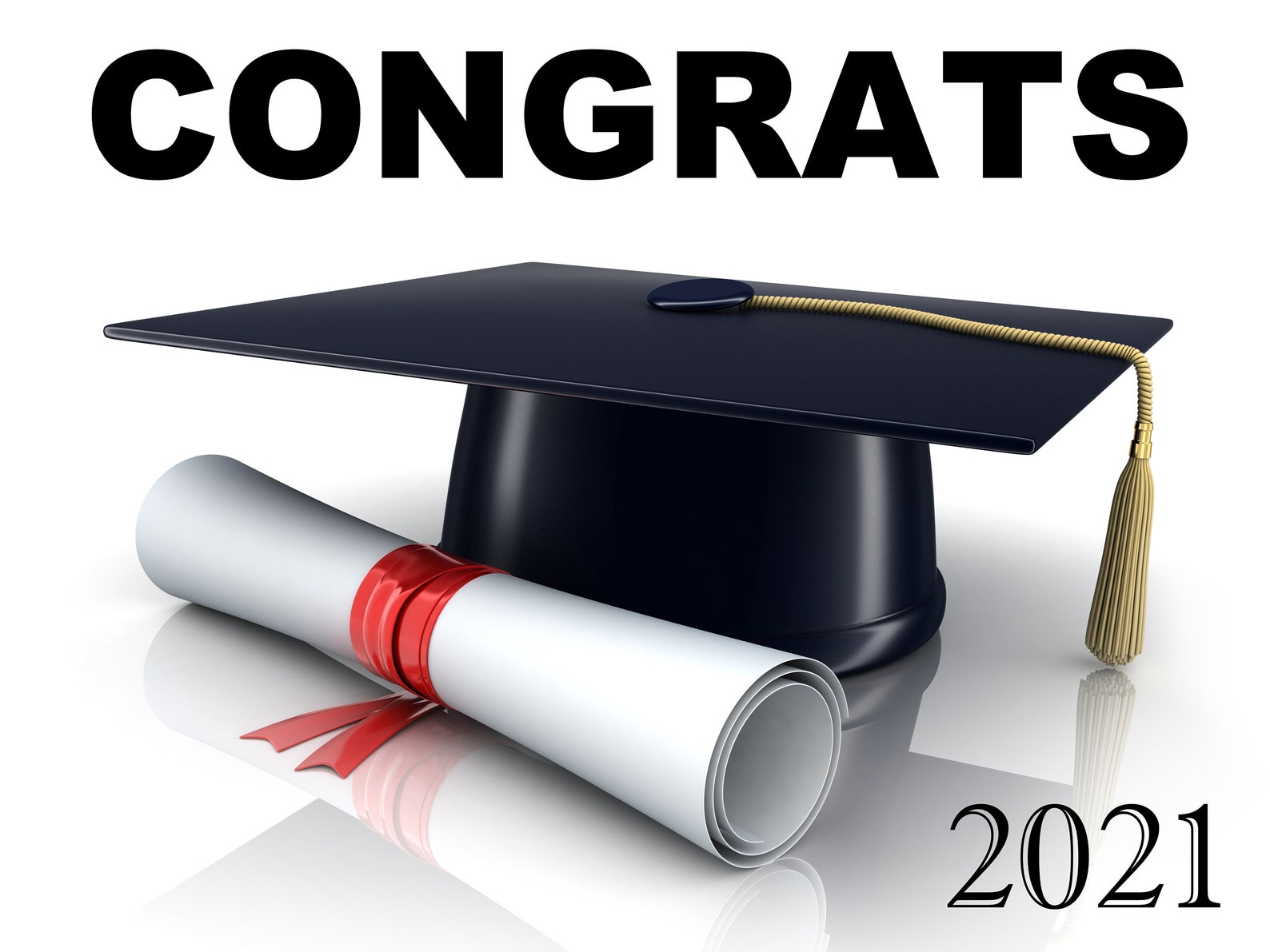 Cap and Diploma Class of 2021 Graduation High School / Etsy