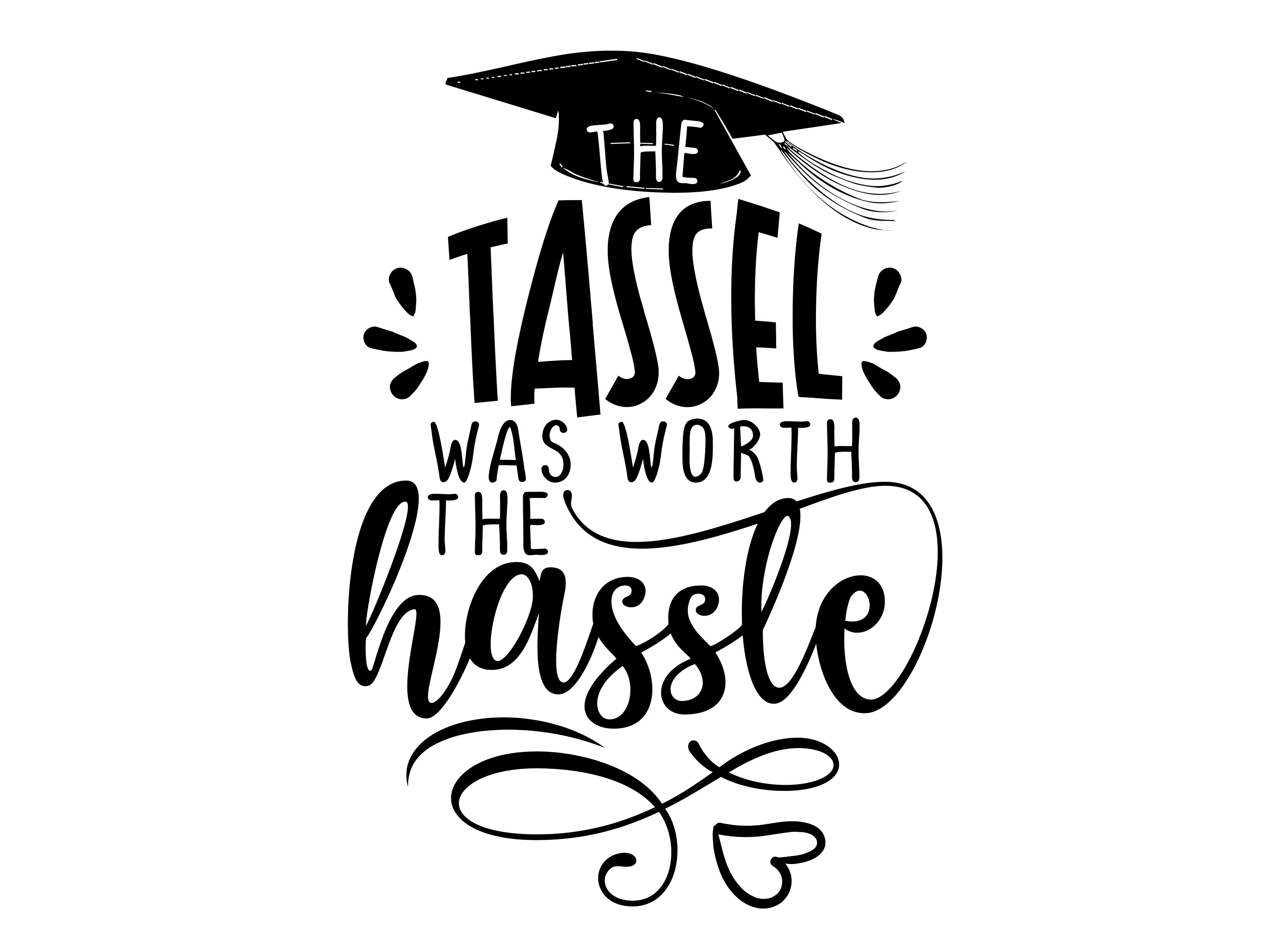 The Tassel is Worth the Hassle Class of 2022 Graduation high Etsy UK
