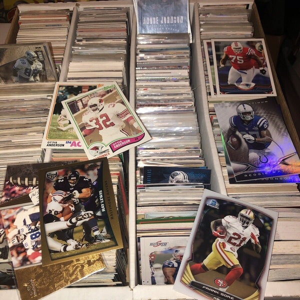 500 Football Cards (1980-2010) Rookies / All-Stars / MVP's / Hall of Famers