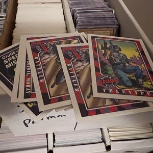 Lotto di carte collezionabili G.I. Joe - Collezione di carte dell&#39;esercito d&#39;epoca