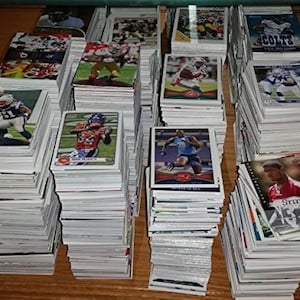 Football Card Stack 500 Football Cards (1980-2010) Rookies / All-stars / Mvp's / Hall of ...