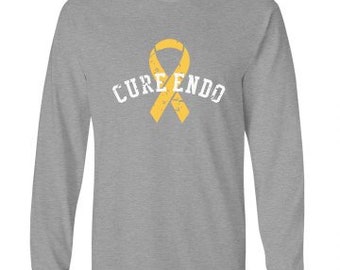 Cure Endo Endometriosis Awareness Long Sleeve T-Shirt