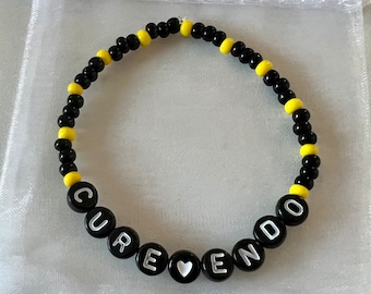 Cure Endo Endometriosis Awareness Beaded Bracelet