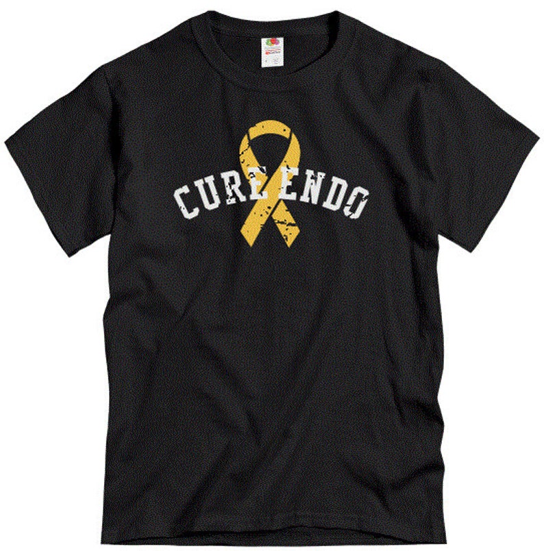 Cure Endo Endometriosis Awareness Crewneck T-Shirt image 1