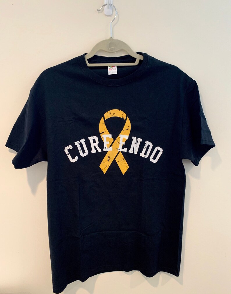 Cure Endo Endometriosis Awareness Crewneck T-Shirt image 2