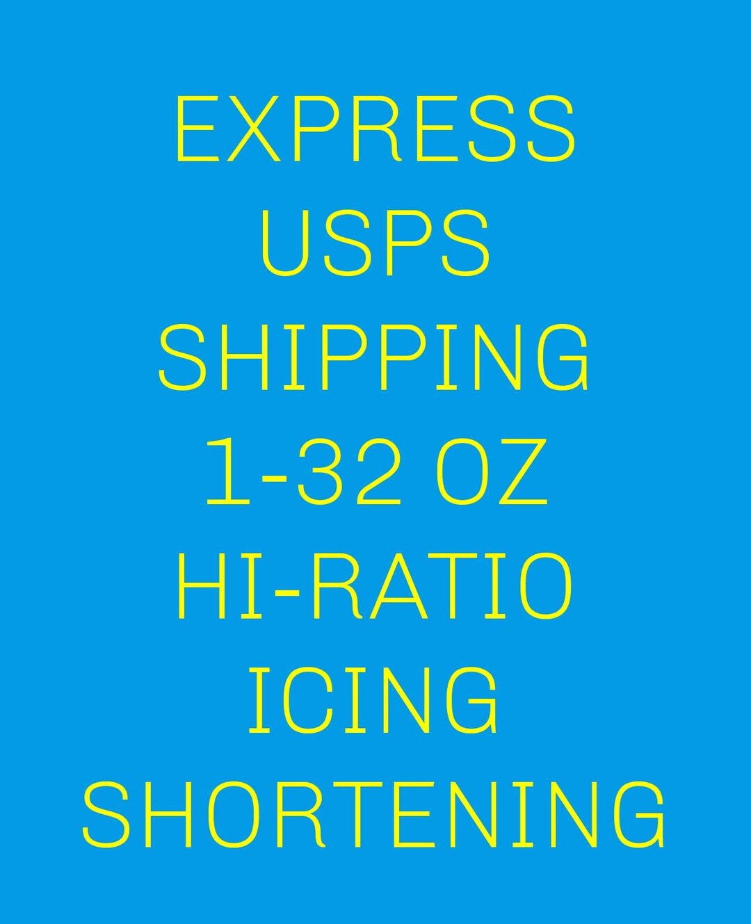 High Ratio Shortening 2lbs Express Shipping Included Etsy