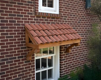 Window Awning Woodworking Plan | 48" DIY Exterior Cover PDF with Step-by-Step Guide
