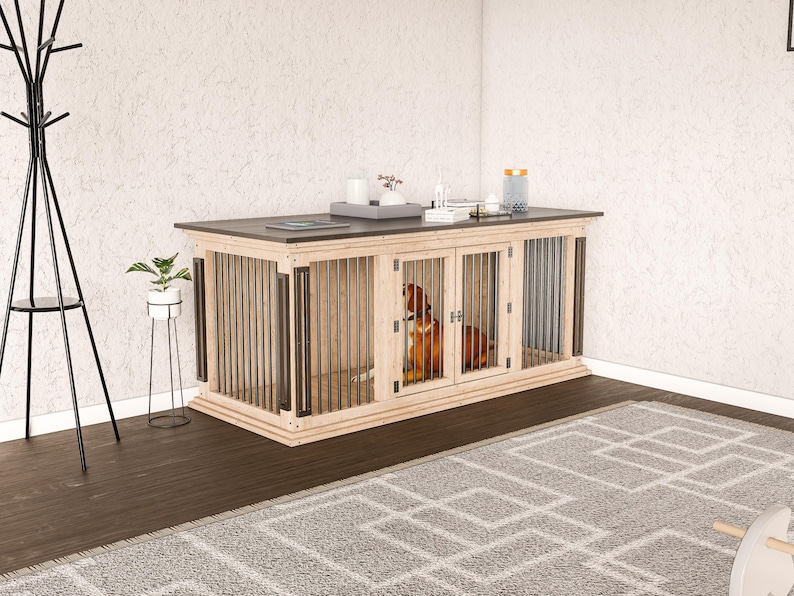 Planer för stora hundkojor: DIY inomhushundhus (PDF-plan) bild 2