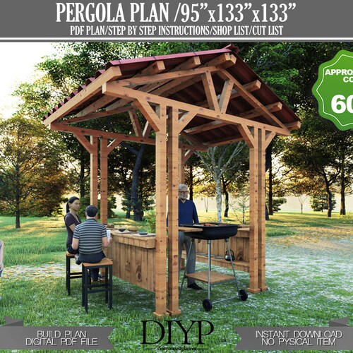 Gazebo Grill Plans Patio Plans Gazebo 