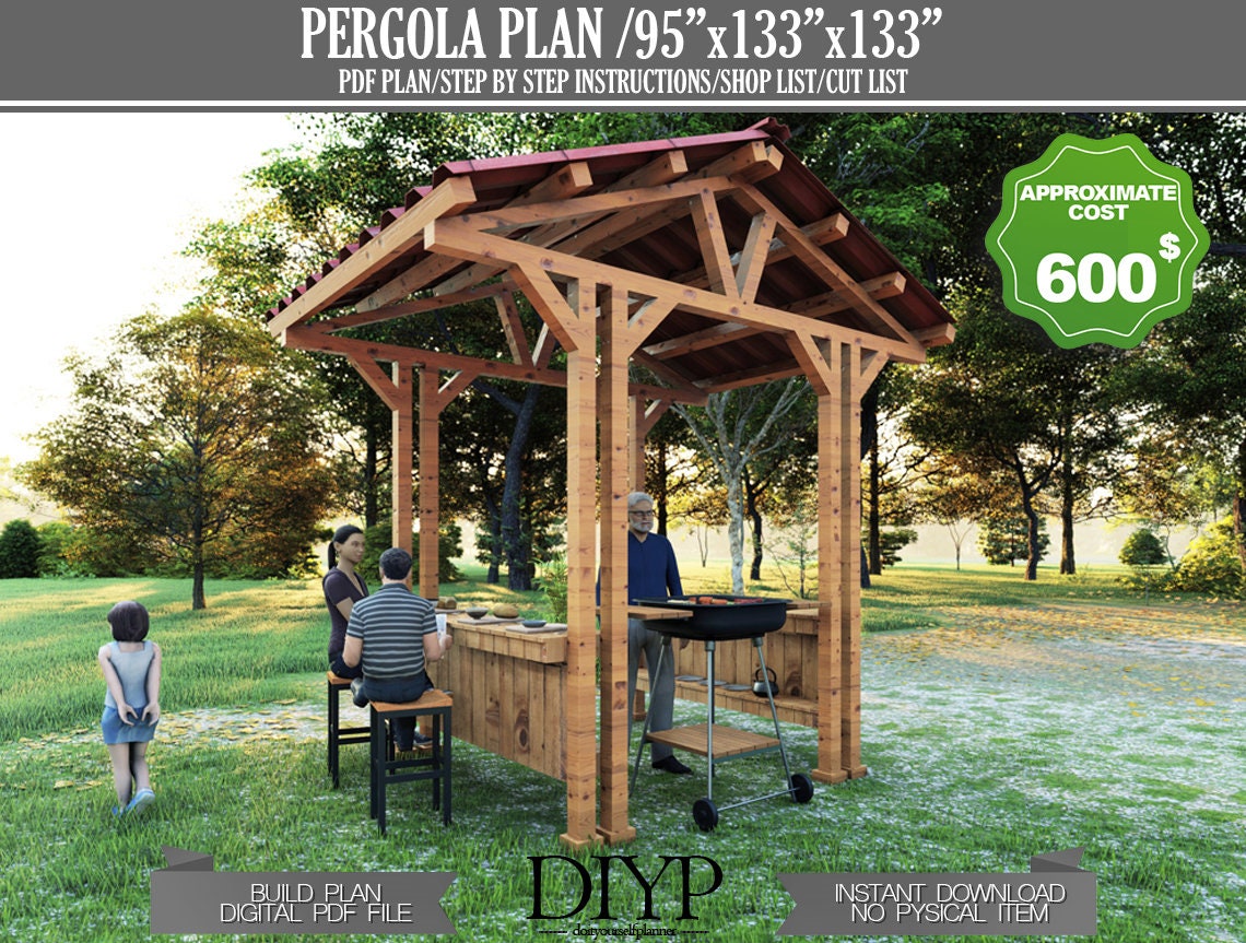 Build a top grill gazebo