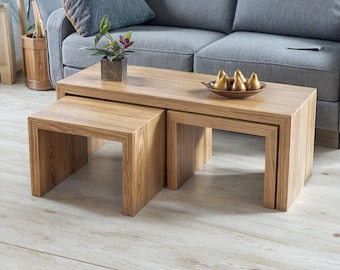 Nesting Coffee Table Plans: Indoor/Outdoor Bench (PDF Pattern)