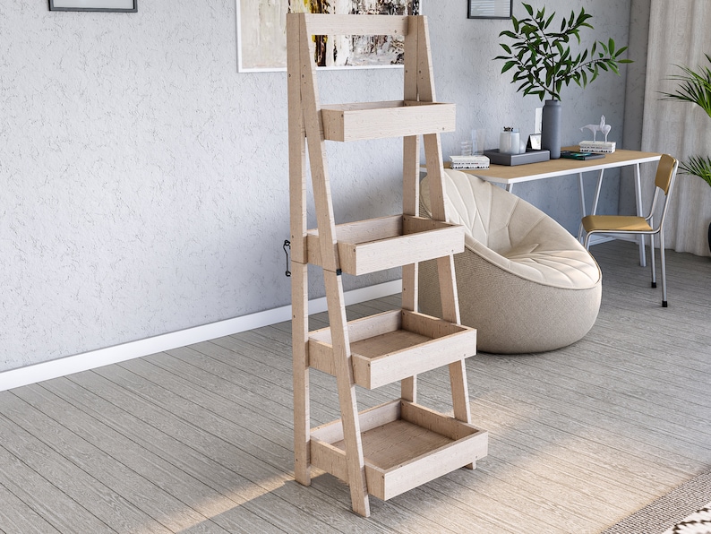 Foldable Wood Stand Plan for DIY Projects - Etsy