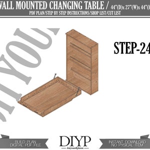 Build Plans for Baby Changing Table, DIY Plans for Baby Furniture ...
