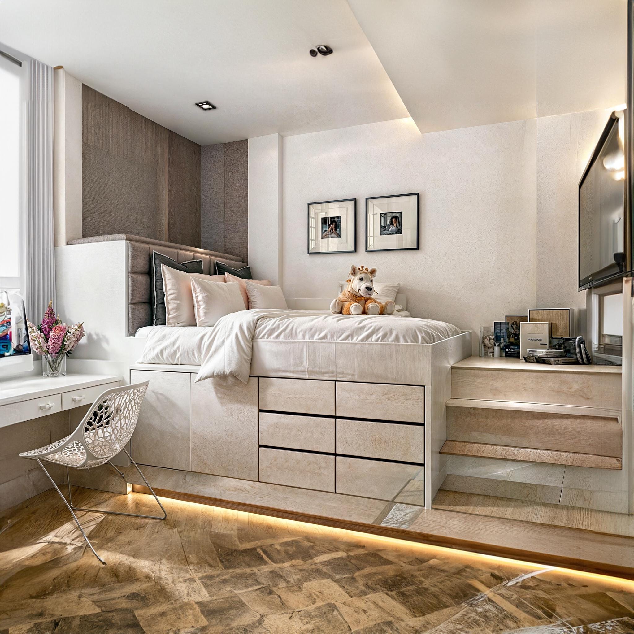 King Bed Plan with Storage: Woodworking Plans