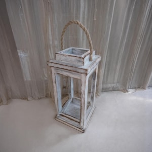 Diy plans for Farmhouse wooden floor lantern - Wooden Lantern for Wedding Table Decoration - Wooden lampion