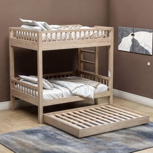 Queen Size Triple Bunk Bed Plan: DIY Loft Bed (PDF)