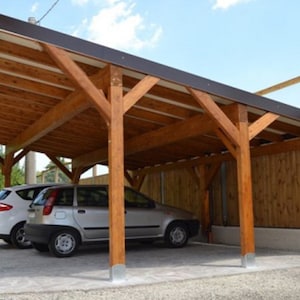18x24 Two Car Wooden Carport DIY Plans (PDF)