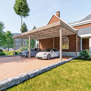 20x32 Carport Woodworking Plan: DIY Covered Structure (PDF Download)