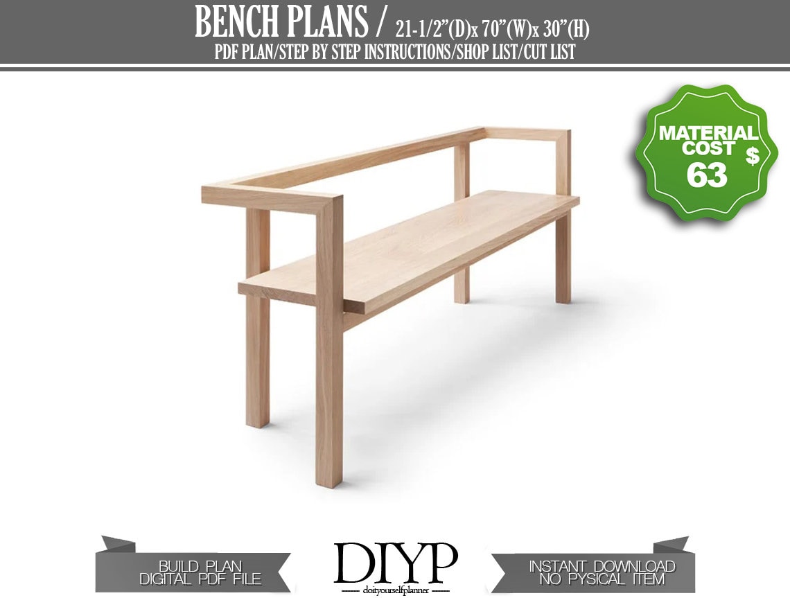 English Style Garden Bench Woodworking Project Plans/Blueprint  DIY 