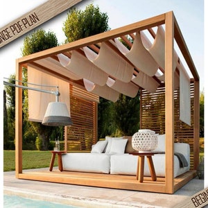 Pergola plan, diy veranda plan, easy patio plan,modern lounge plan, Shed plans for backyard ideas