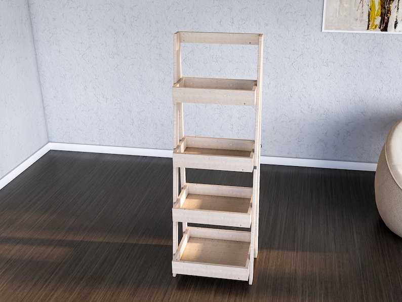 Foldable Wood Stand Plan for DIY Projects - Etsy