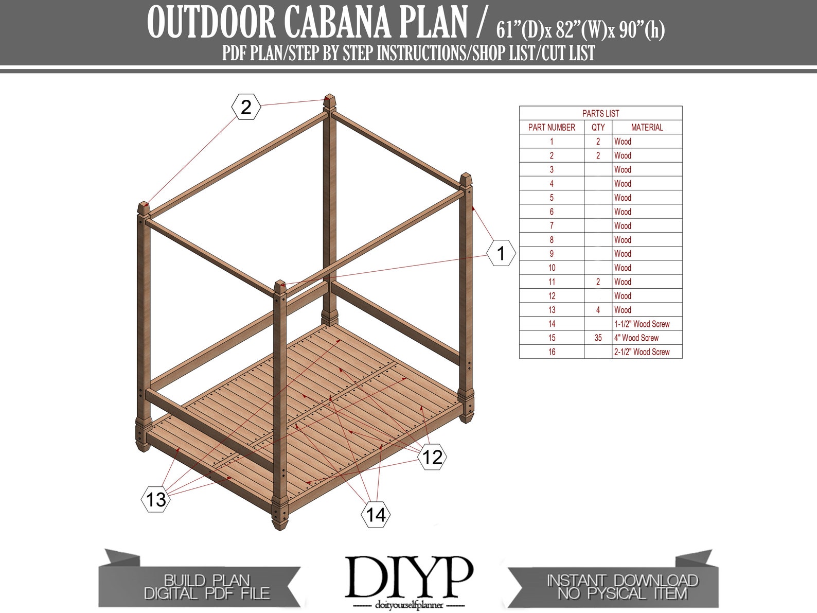 DIY Plans for Garden Furniture How to Build an Outdoor Etsy