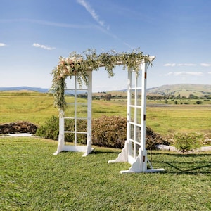 Double Door Wedding Arbor Plans - DIY plans for bohem wedding trellis - Build plans for wedding arch