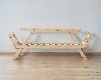 Modern Wooden Sofa Build Plan: Outdoor Couch (PDF)