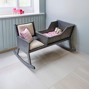 Cradle chair plans, cradle with seat plans, Learn how to build a rocking chair crib