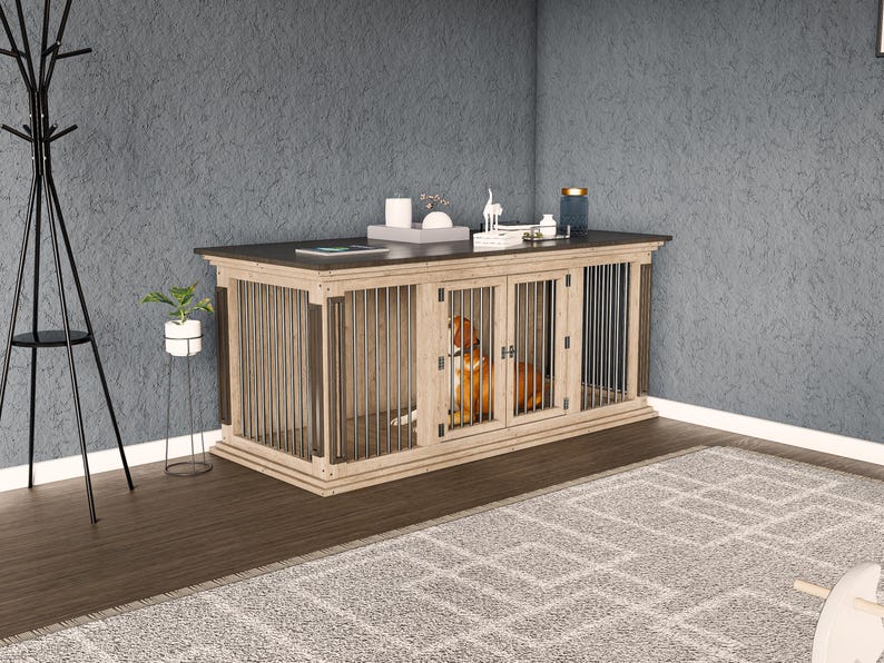 Planer för stora hundkojor: DIY inomhushundhus (PDF-plan) bild 1