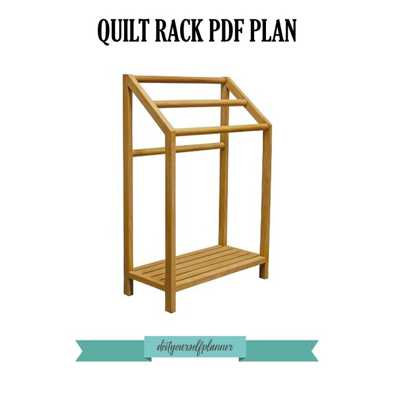 Towel Stand Plans Diy Wooden Quilt Rack Towel Rack Plans Etsy
