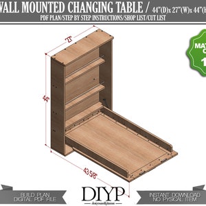 Build Plans for Baby Changing Table, DIY Plans for Baby Furniture ...