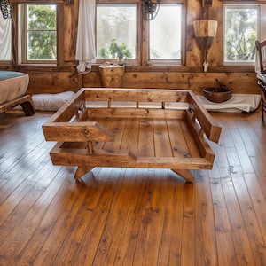 Modern Wooden Dog Bed Plan: DIY Puppy Furniture (PDF)