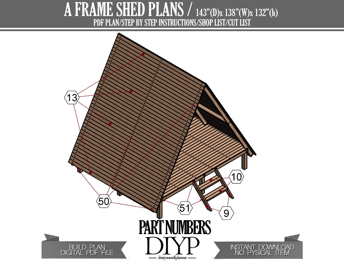 Tiny Aframe Shed Plans A Frame Cabin Plans Tiny Home Build Etsy Canada