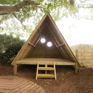 12x12 speelhuisplan, diy-hutplannen, een kozijnhuis