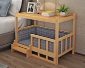 Dog bed side table hot sale