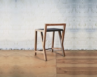 Modern Chair plan, DIY Wooden Bar Stool, Build plans for minimal chair