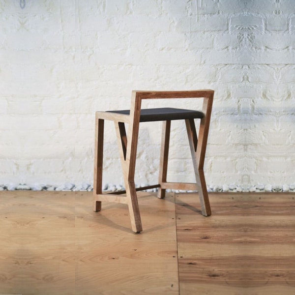 Modern Chair plan, DIY Wooden Bar Stool, Build plans for minimal chair