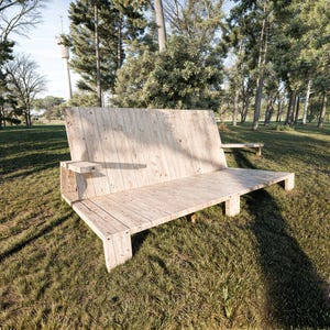 Diy couch Plan, Outdoor sectional, Outdoor couch plan, Garden chairs, Adirondack chair, Outdoor chair plans,
