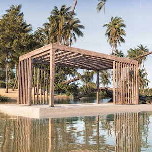DIY 12x20ft Open Pergola Plan: Outdoor Kitchen, Patio, or Carport