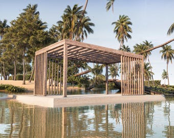 DIY 12x20ft Open Pergola Plan: Outdoor Kitchen, Patio, or Carport